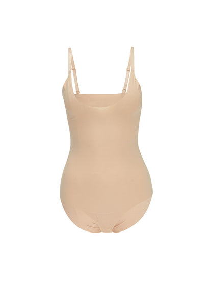 U Neck Corset Bodysuit