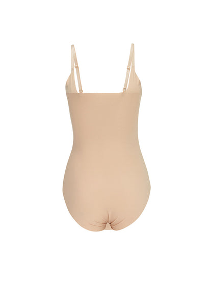 U Neck Corset Bodysuit