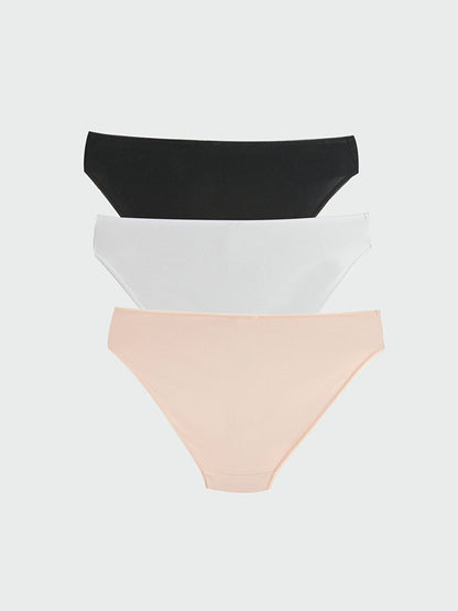 Plain Bikini Panties 3 Pack