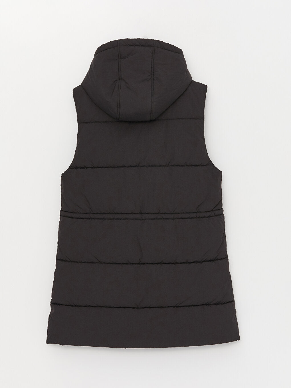 Women's Hooded Plain Puffer Vest