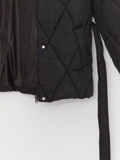 Hooded Quilted Women's Puffer Coat