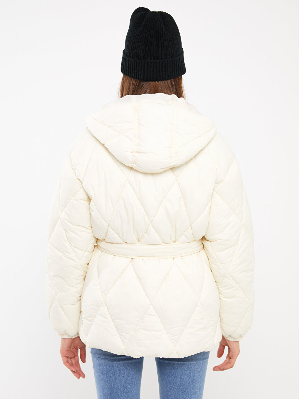 Hooded Quilted Women's Puffer Coat