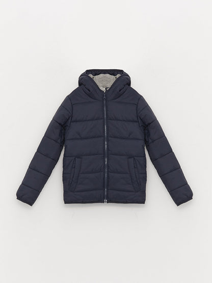 Hooded Boy's Puffer Coat