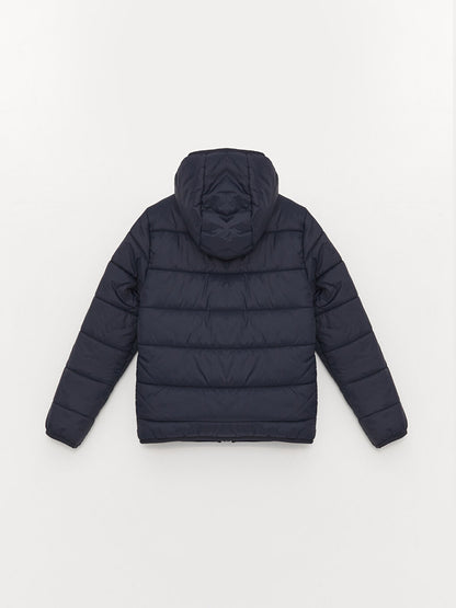 Hooded Boy's Puffer Coat