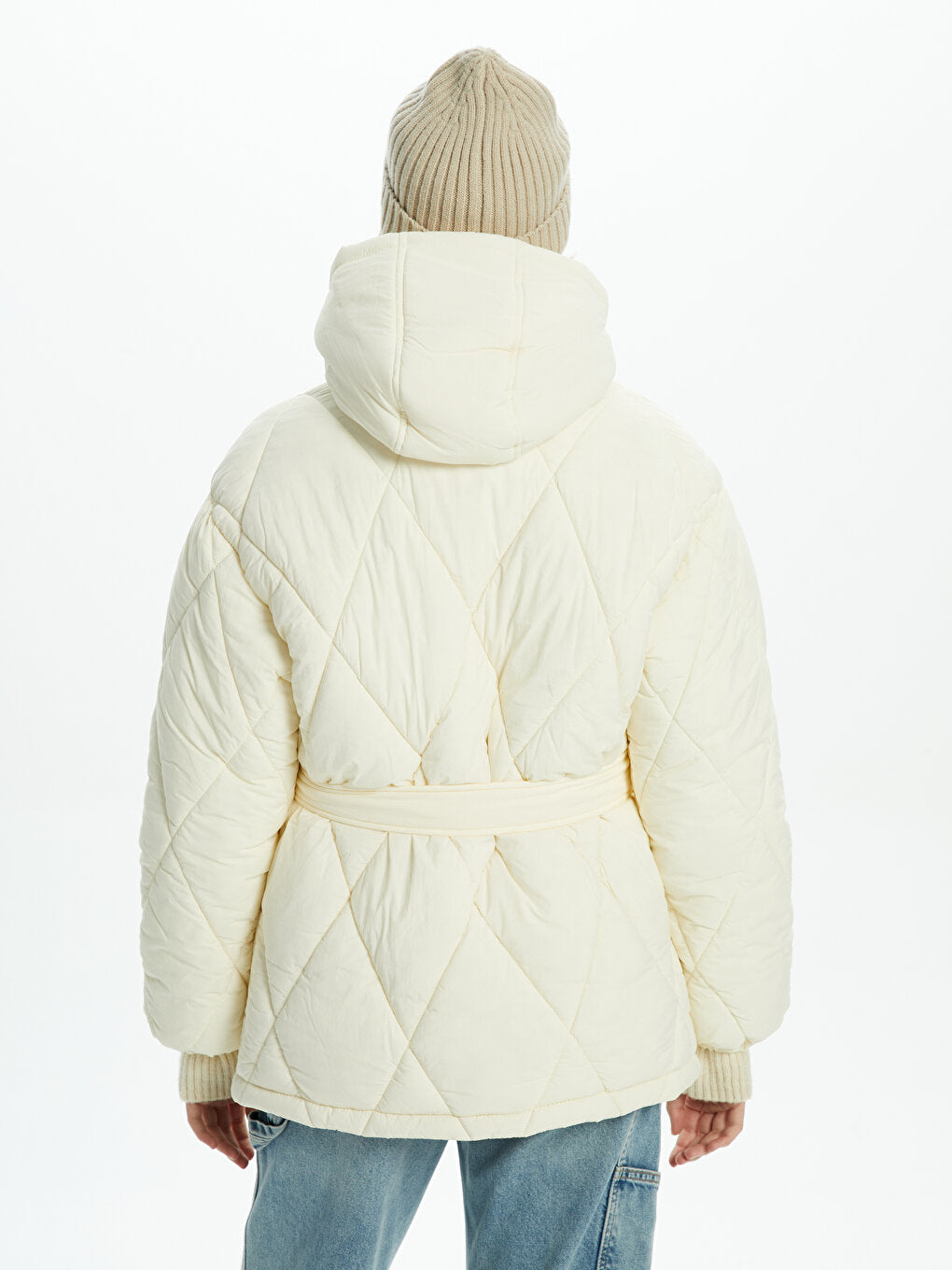 Hooded Quilted Women's Puffer Coat