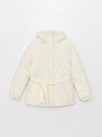 Hooded Quilted Women's Puffer Coat