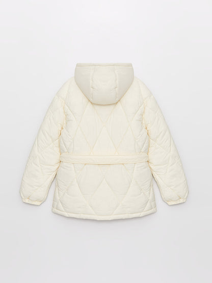 Hooded Quilted Women's Puffer Coat