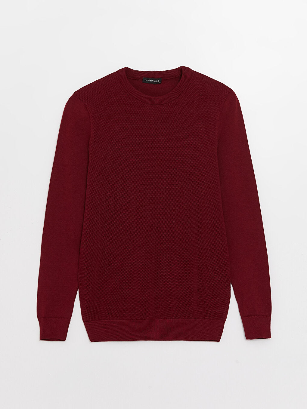 Crew Neck Long Sleeve Men's Knitwear Sweater