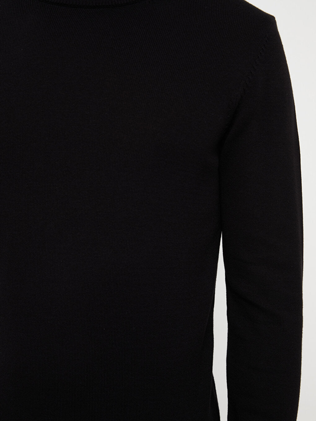 Turtleneck Long Sleeve Men's Knitwear Sweater