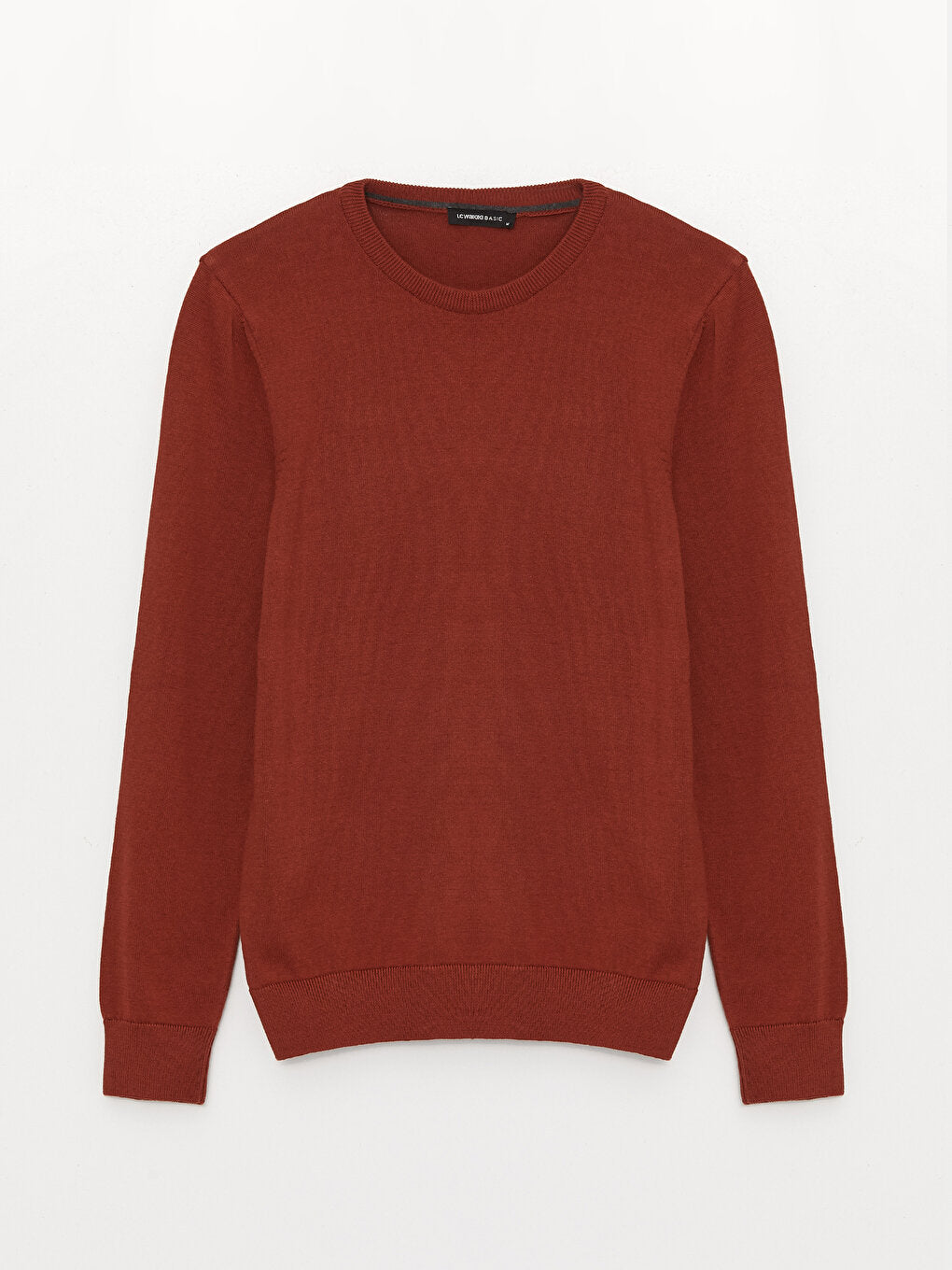 Crew Neck Long Sleeve Men's Knitwear Sweater