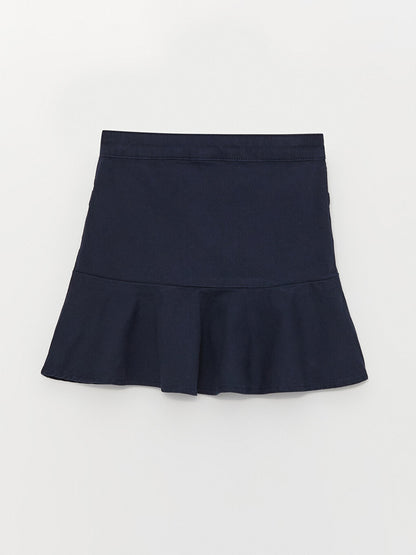 Basic Gabardine Girl's Skirt