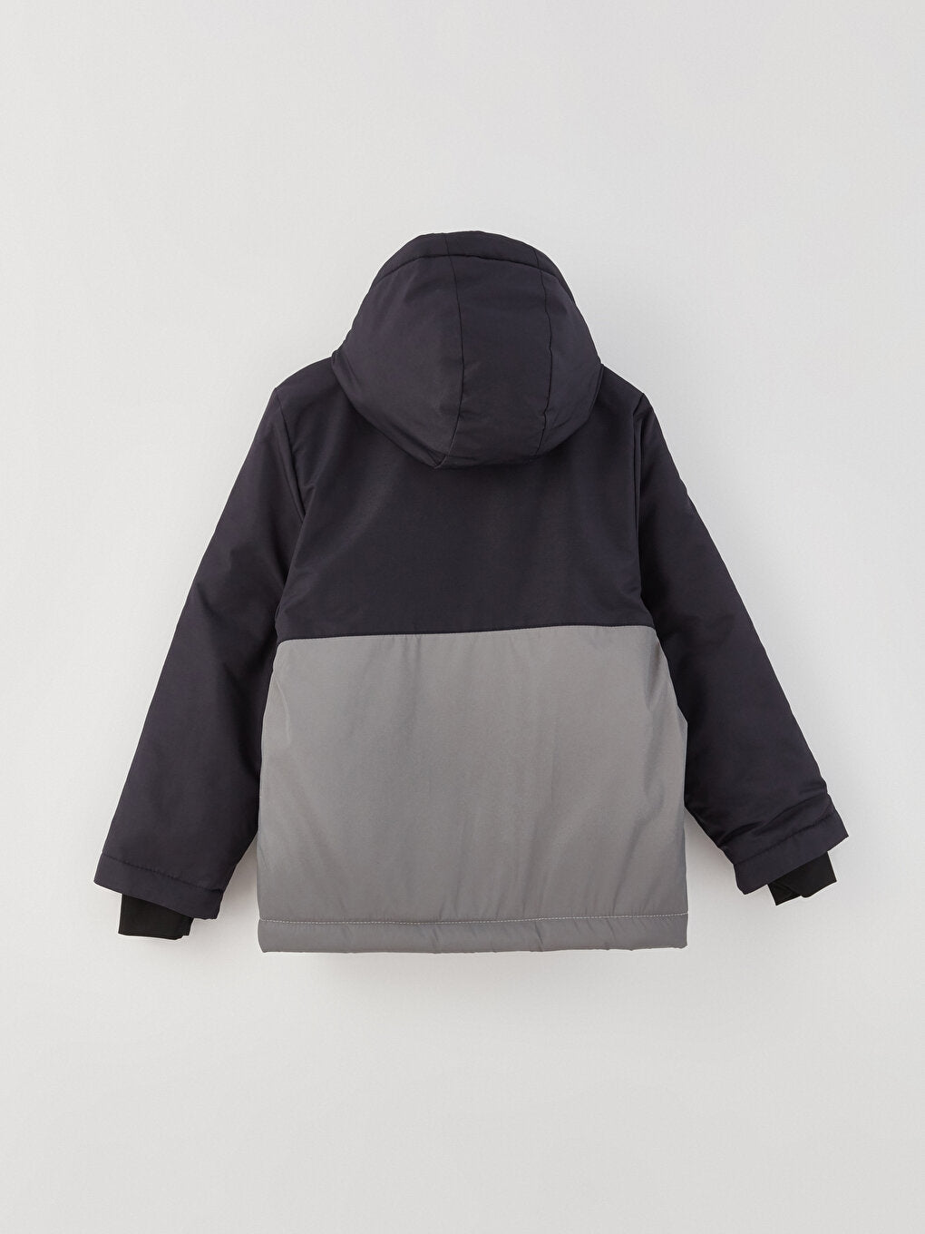 Hooded Boy's Coat with Reflective Detail