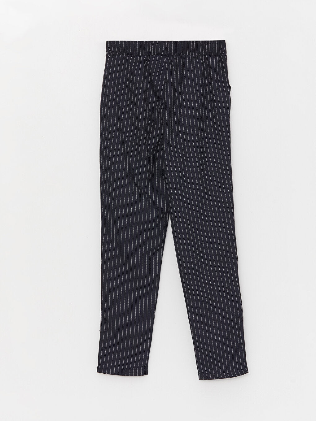 Elastic Waist Striped Girl's Trousers