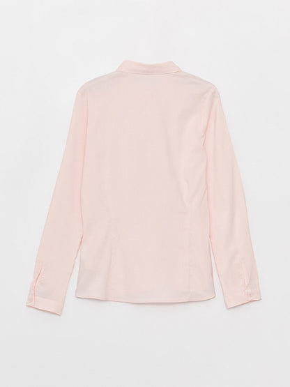 Basic Long Sleeve Girl's Shirt