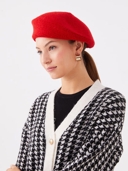 Women's Knitwear Painter Hat