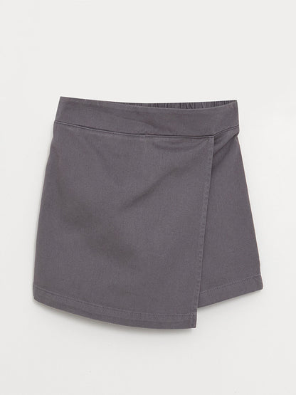 Girl's Short Skirt with Elastic Waist