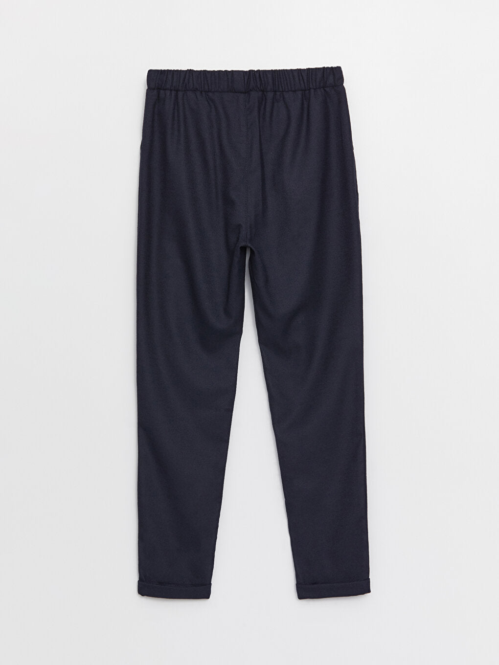 Basic Girl's Trousers with Elastic Waist