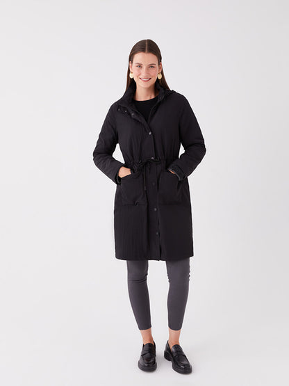 Women's Hooded Plain Raincoat