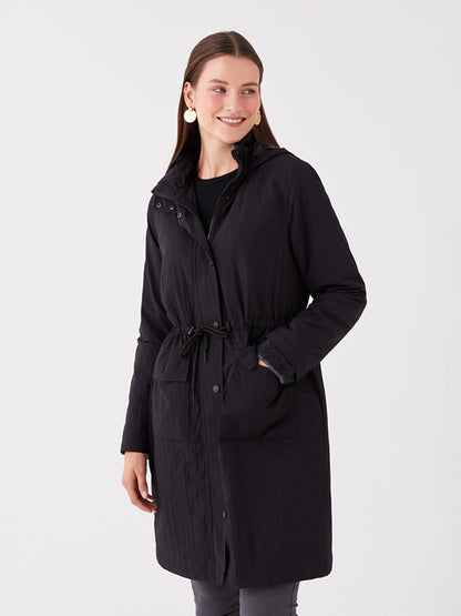 Women's Hooded Plain Raincoat