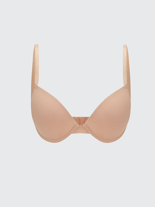 Underwire Unpadded Plain T-Shirt Bra