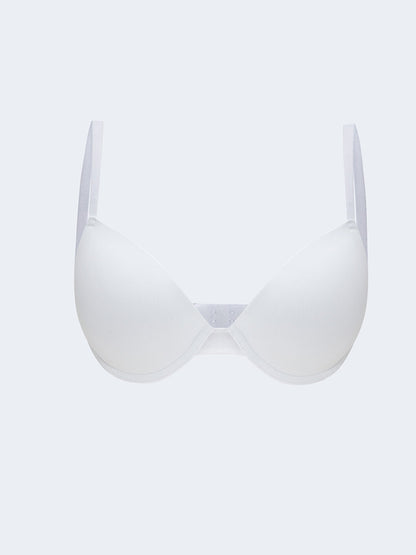 Underwire Unpadded Plain T-Shirt Bra