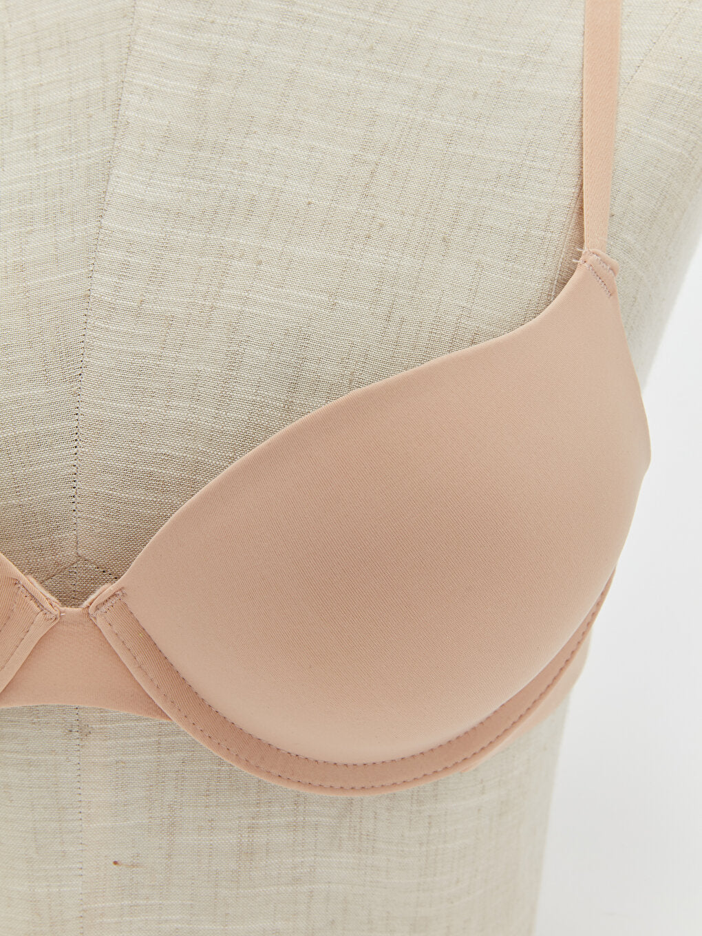 Underwire Padded Plain T-Shirt Bra