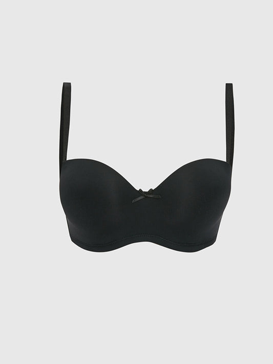 Underwire Unpadded Plain Strapless Bra