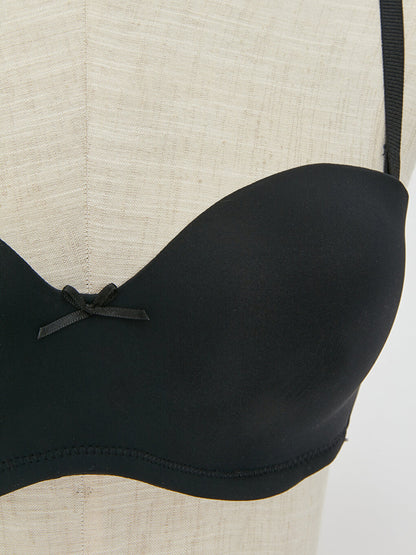 Underwire Unpadded Plain Strapless Bra