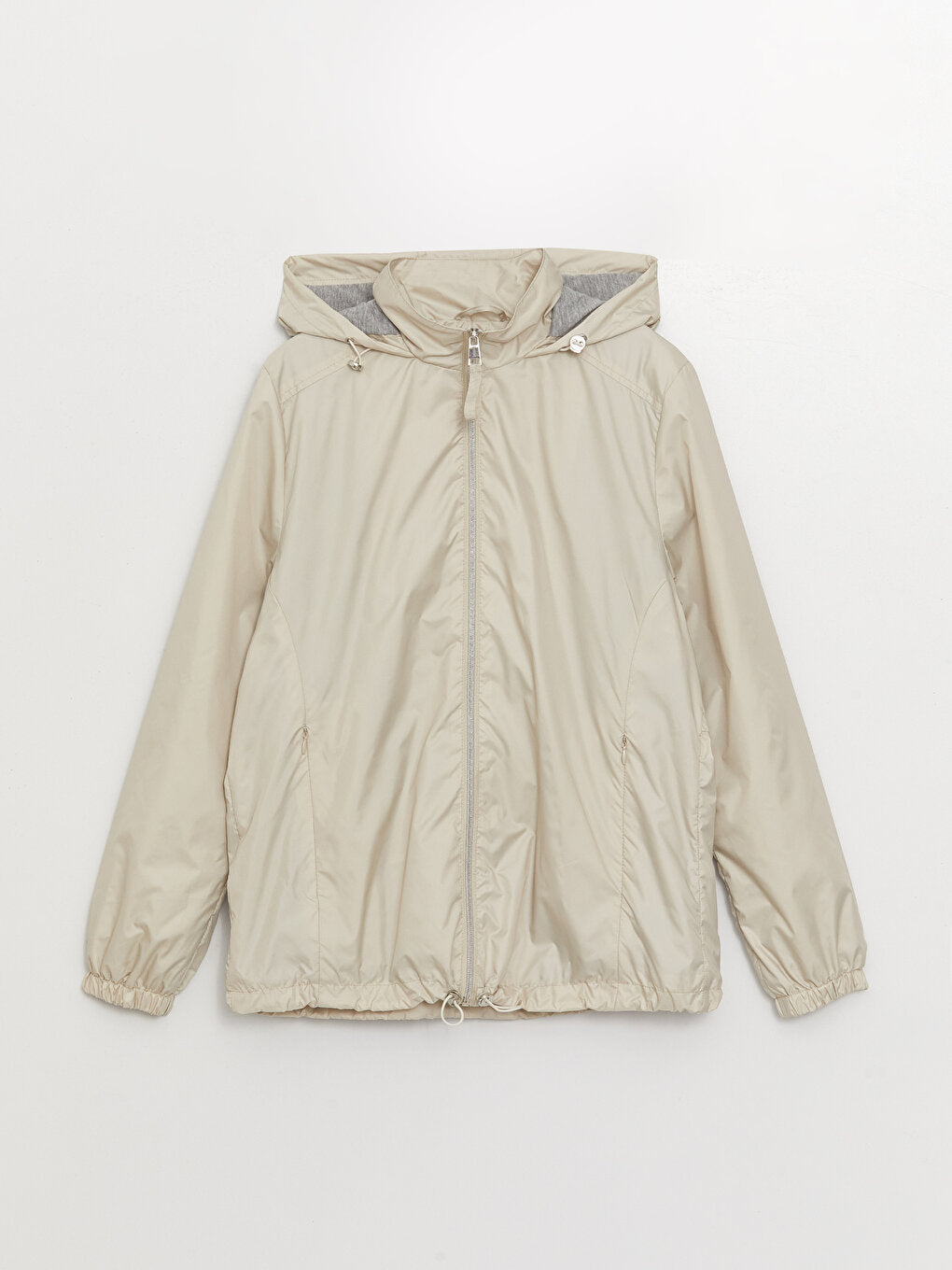 Women's Hooded Plain Raincoat