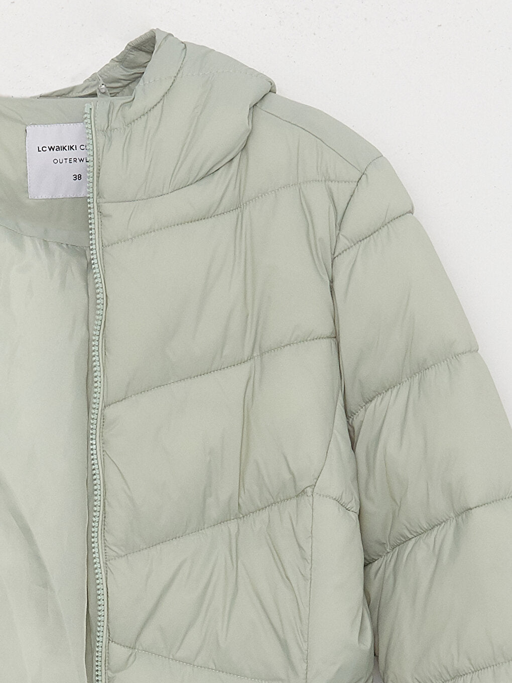 Women's Hooded Plain Puffer Coat