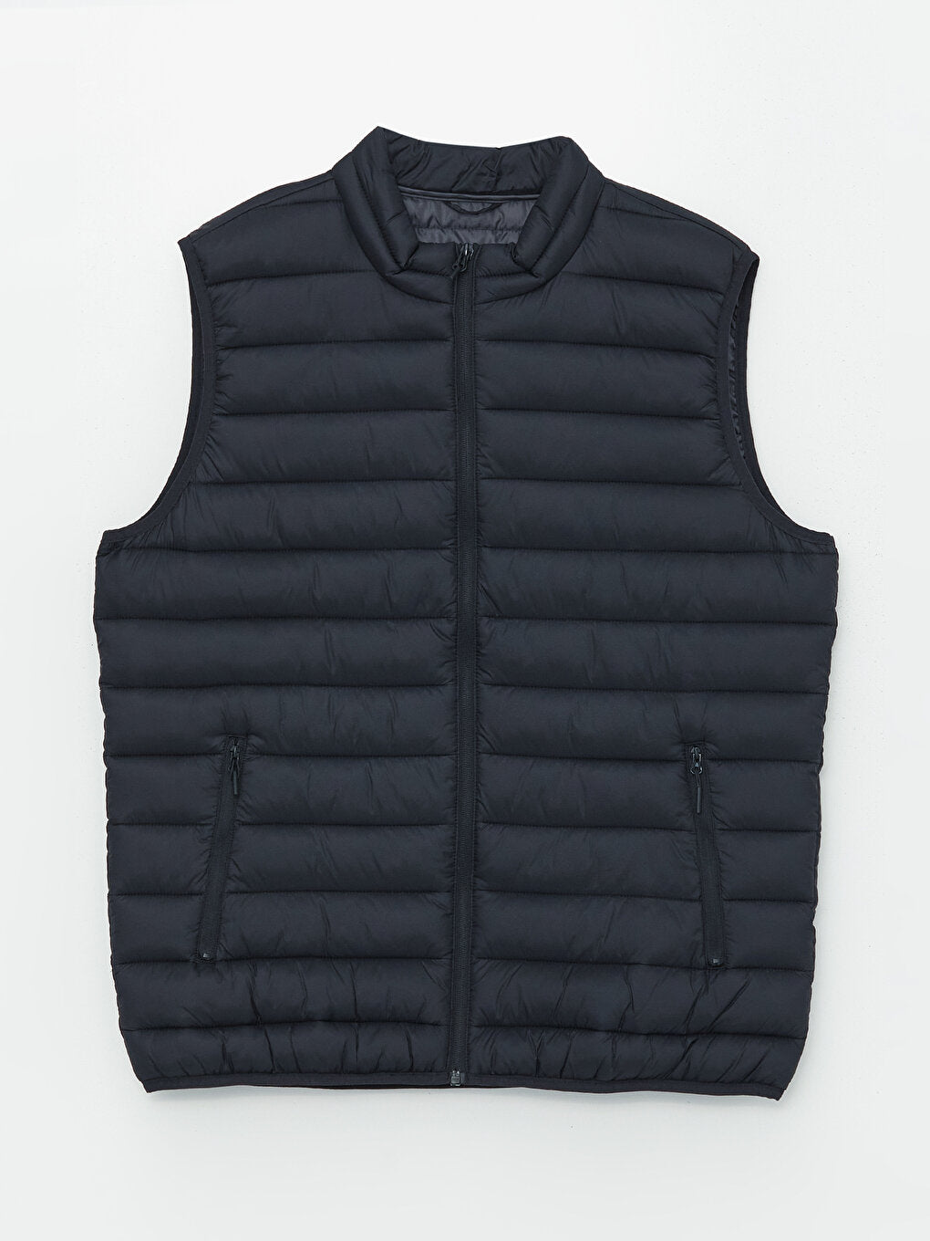 Standard Mold Stand Collar Men's Puffer Vest