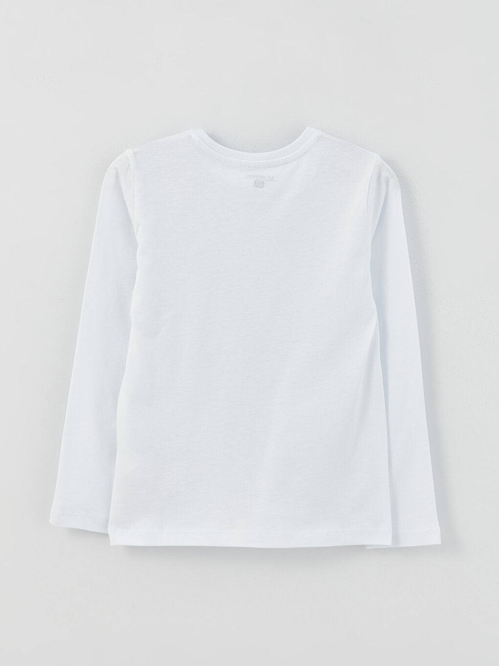 Crew Neck Basic Long Sleeve Boy's Undershirt