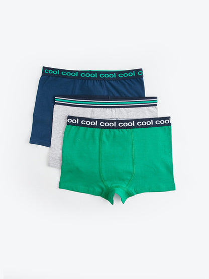 Basic Cotton Boys' Boxer 3-pack