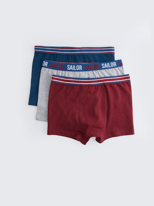 Basic Cotton Boys' Boxer 3-pack