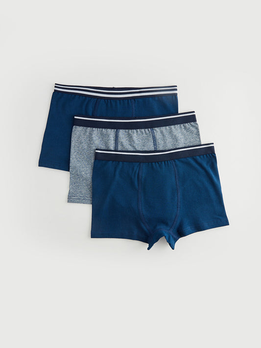 Basic Cotton Boys' Boxer 3-pack