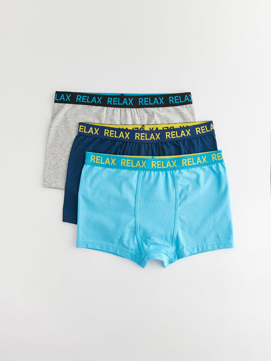 Printed Boy's Boxer 3-Piece