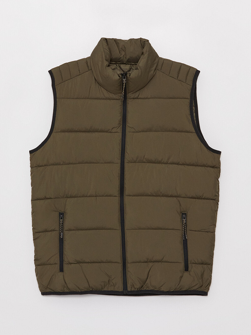 Standard Mold Stand Collar Men's Vest