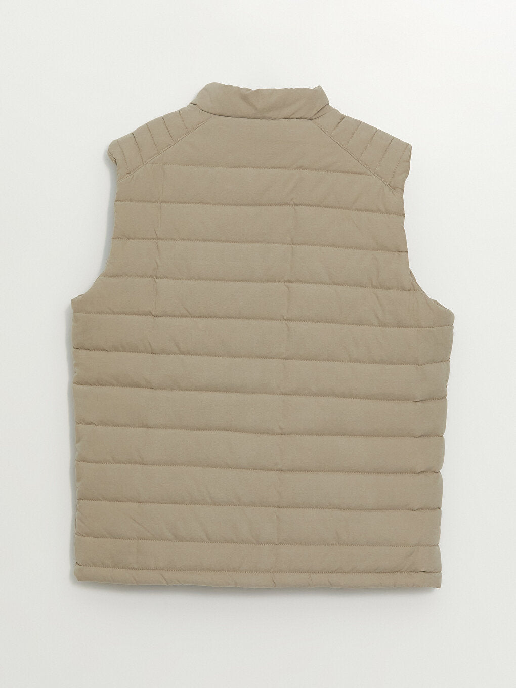 Standard Mold Stand Collar Men's Puffer Vest