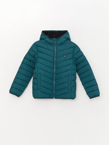 Hooded Boy's Puffer Coat