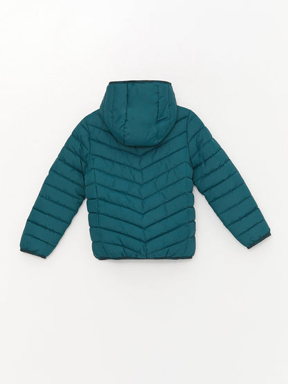 Hooded Boy's Puffer Coat