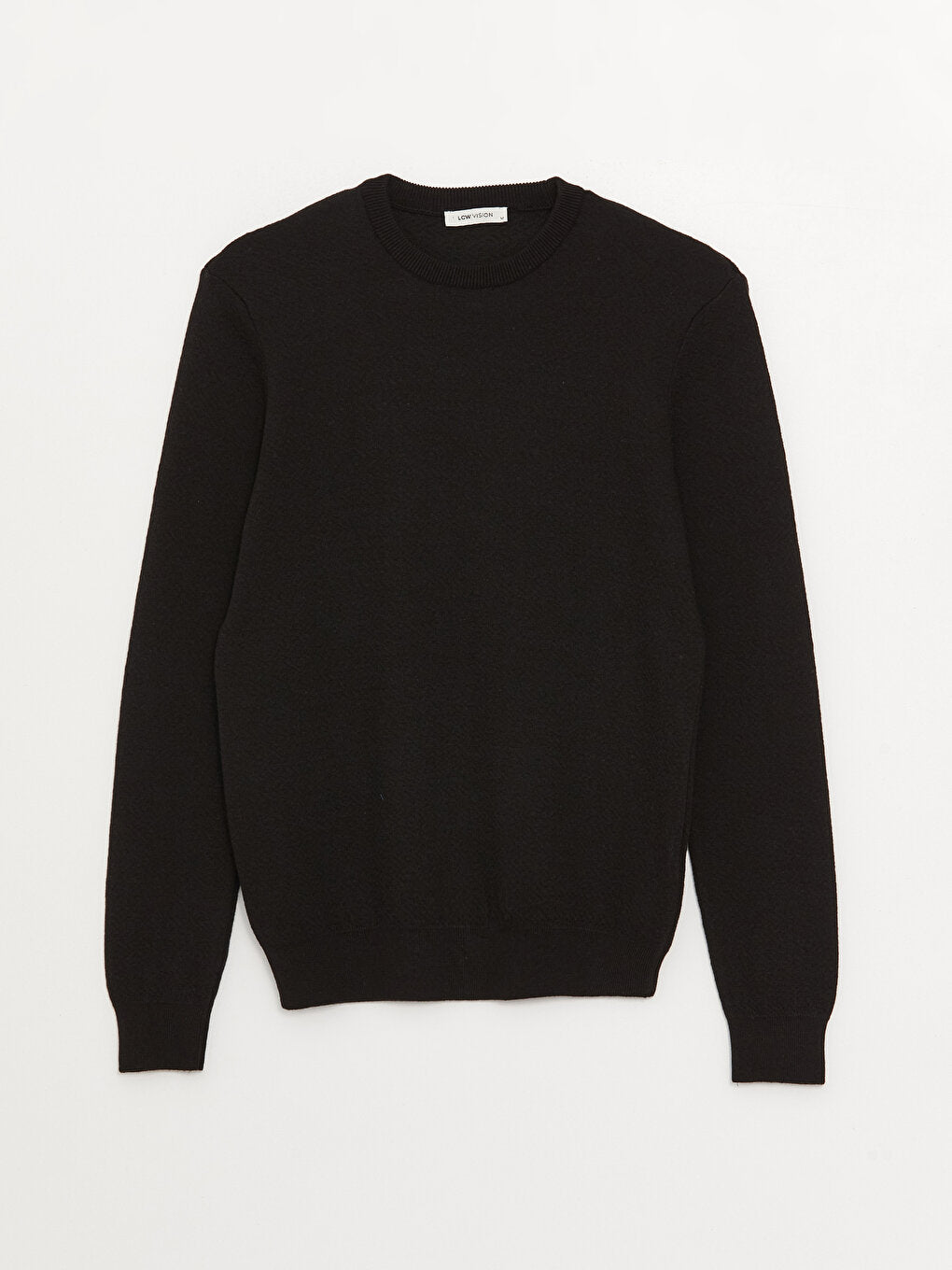 Crew Neck Long Sleeve Men's Knitwear Sweater