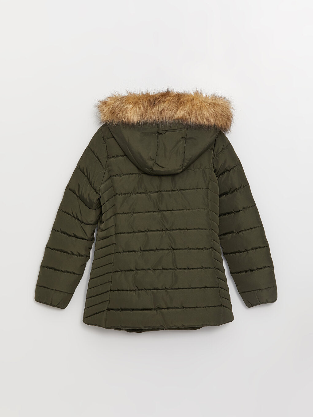 Women's Hooded Plain Puffer Coat