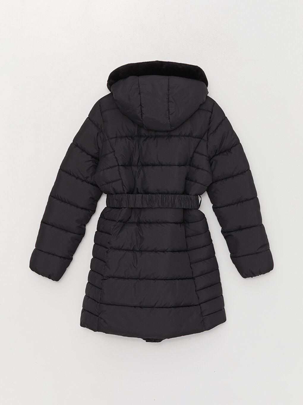 Women's Hooded Plain Puffer Coat