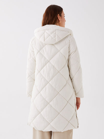 Hooded Quilted Women's Puffer Coat