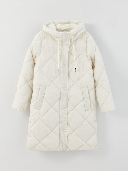 Hooded Quilted Women's Puffer Coat