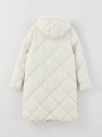 Hooded Quilted Women's Puffer Coat