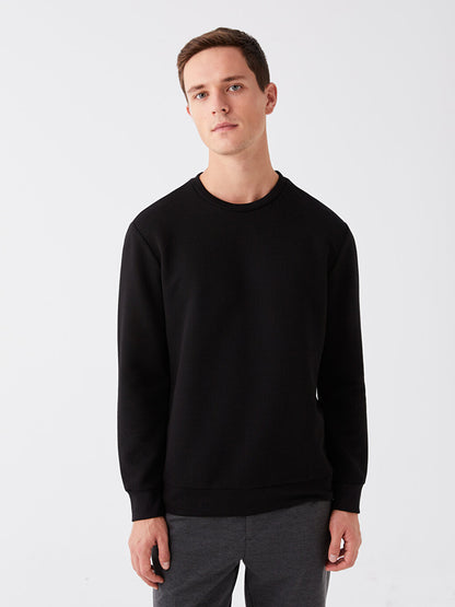 Crew Neck Long Sleeve Men's Sweatshirt