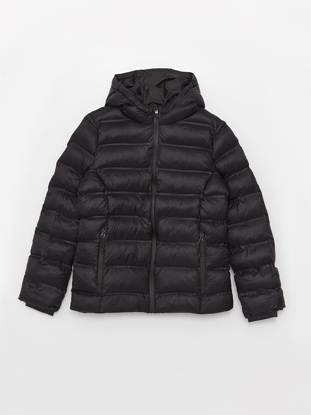 Women's Hooded Plain Puffer Coat