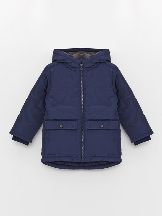 Hooded Long Sleeve Baby Boy Parka