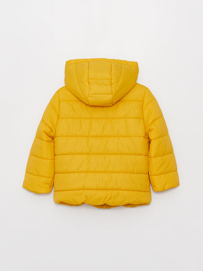 Hooded Long Sleeve Baby Boy Puffer Coat